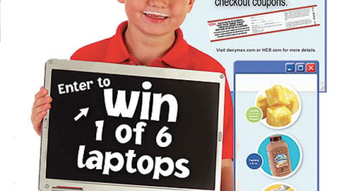 H-E-B Laptop Sweeps Online Ad
