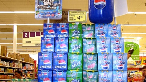 Diet Pepsi NFL Sweeps Display