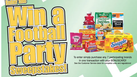 Giant Carlisle Football Sweeps Online Ad