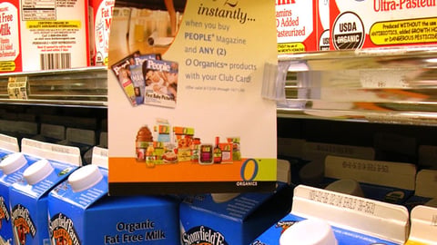 Safeway 'O' Organic Shelf Tag
