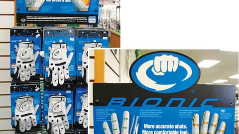 Bionic Golf Glove Floorstand