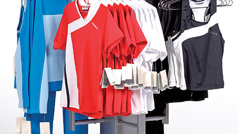 New Balance Apparel Rack