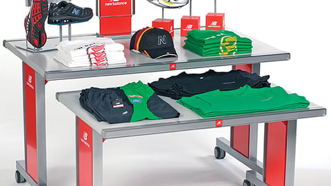 New Balance Apparel Tables