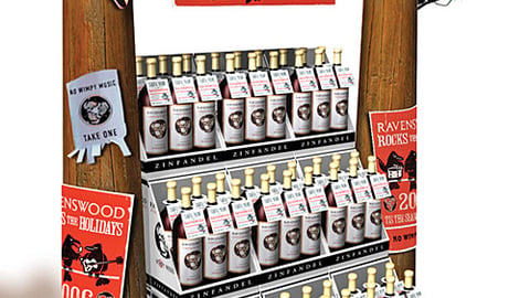 Ravenswood Wine Holiday Case Stacker