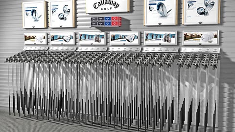 Callaway Golf Slatwall Presentation