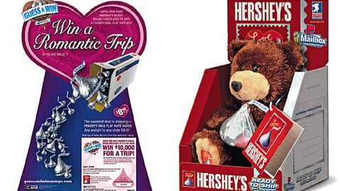 USPS, Hershey's "Guess & Win" Displays