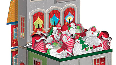 DaySpring Plush Toy Holiday Dump Bin