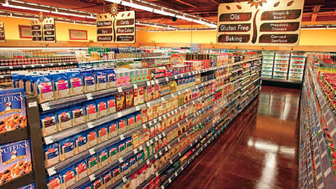 Sunflower Market Gluten Free Aisle