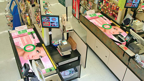 Maybelline Checkout Conveyor Ads