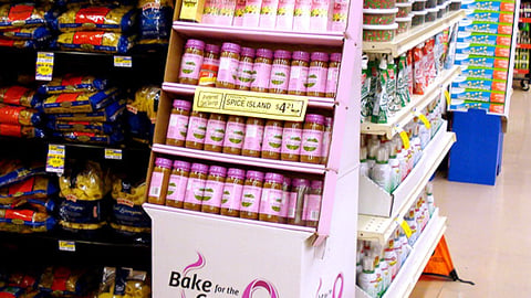 Spice Islands 'Bake for the Cure' Floorstand