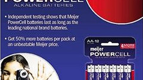 Meijer PowerCell Battery Feature