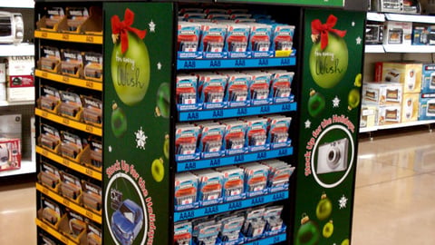 Wal-Mart Batteries Holiday Pallet