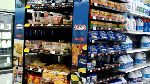 Meijer Kraft Baking Endcap
