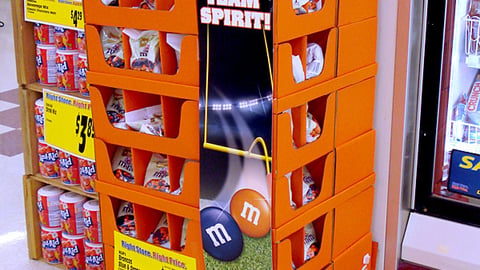 M&M's Denver Broncos Floorstand