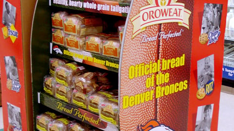 Oroweat Denver Broncos Floorstand