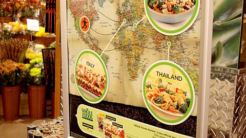 Whole Foods 'Flavor Destination' Stanchion