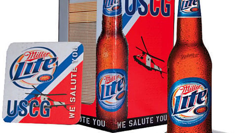 Miller Lite USCG Coaster Caddy