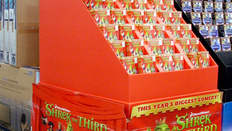 'Shrek the Third' Sam's Club Pallet Display