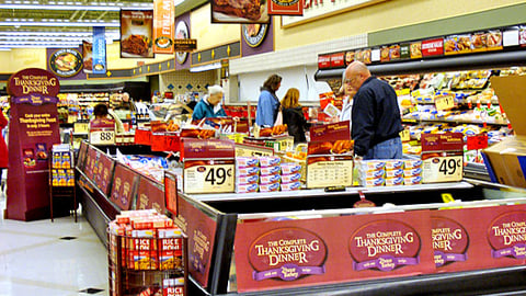 Safeway 'Thanksgiving Dinner' Cooler Display