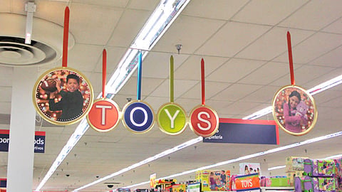 Kmart Holiday 'Toys' Ceiling Dangler