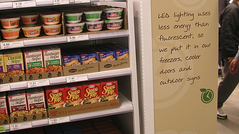 Fresh & Easy Endcap Messaging