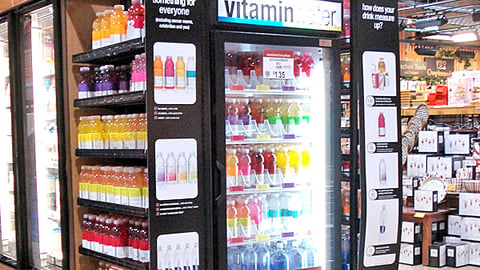 Glaceau Vitaminwater Endcap Cooler