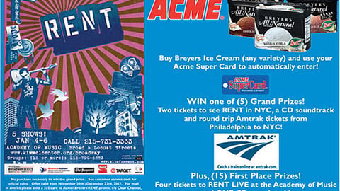Acme/Dreyer's 'Rent' Feature
