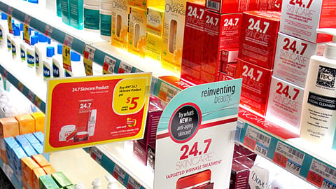 CVS 24/7 Skincare Shelf Merchandising