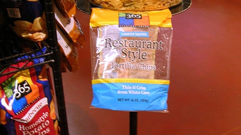 Whole Foods 365 Chip Sampling 