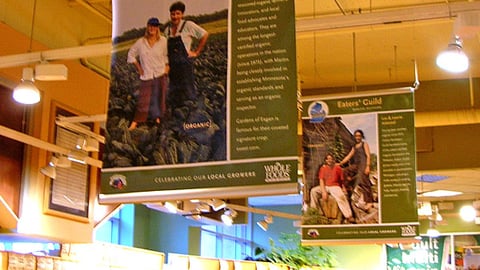 Whole Foods Grower Profile Ceiling Danglers