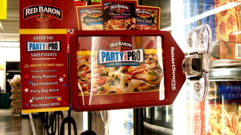 Red Baron Football Shelf Talker