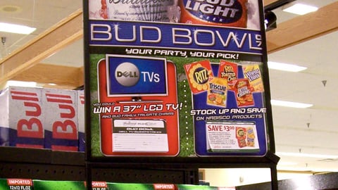 'Bud Bowl' Sign