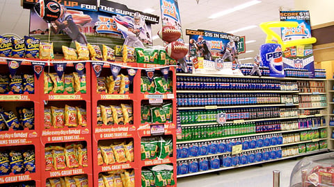 PepsiCo Super Bowl Signage