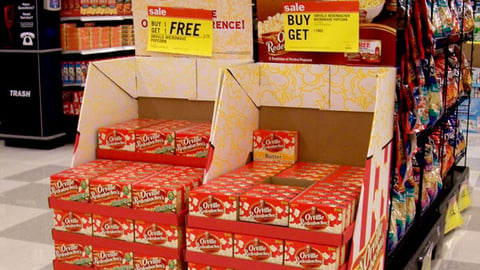 Orville Redenbacher's Football Shippers