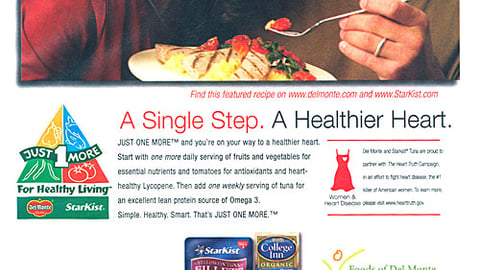 Del Monte 'Healthy Living' FSI