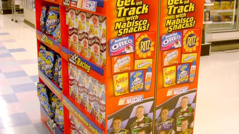 Nabisco NASCAR Floorstands 