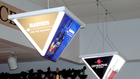 AirShow Liquor Ceiling Ads