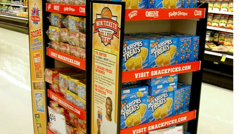 Kellogg 'College Team' Pallet Display