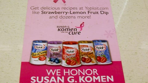 Meijer/Yoplait Breast Cancer Floor Cling