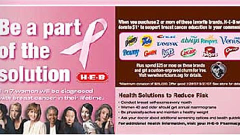 H-E-B/P&G Breast Cancer Feature