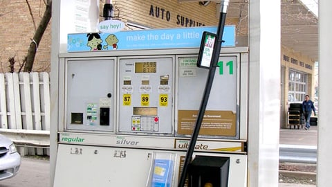 BP Fuel Pump Signage