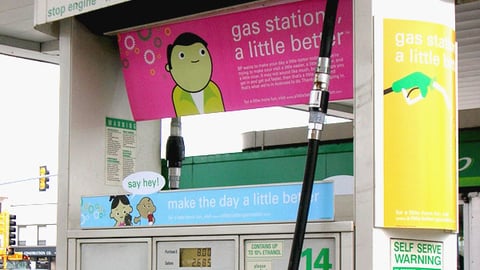 BP 'Helios Power' Pump Signage