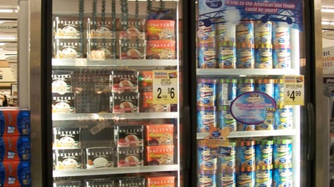 Nestle 'American Idol' Cooler Display