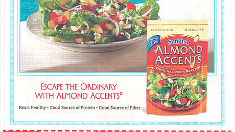 Sunkist Almond Accents Sweeps FSI