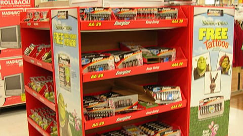 Energizer Wal-Mart 'Shrek' Pallet