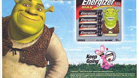 Energizer 'Shrek' FSI