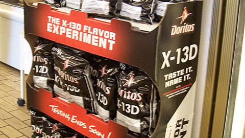Doritos 'Flavor Experiment' Shipper