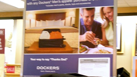 Kohl's/Dockers 'Weekend Getaway' Sign