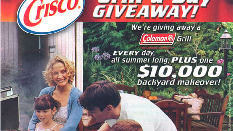 Crisco 'Grill-a-Day Giveaway' FSI