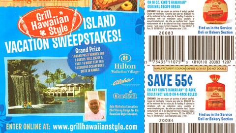 King's Hawaiian Grilling Sweeps FSI